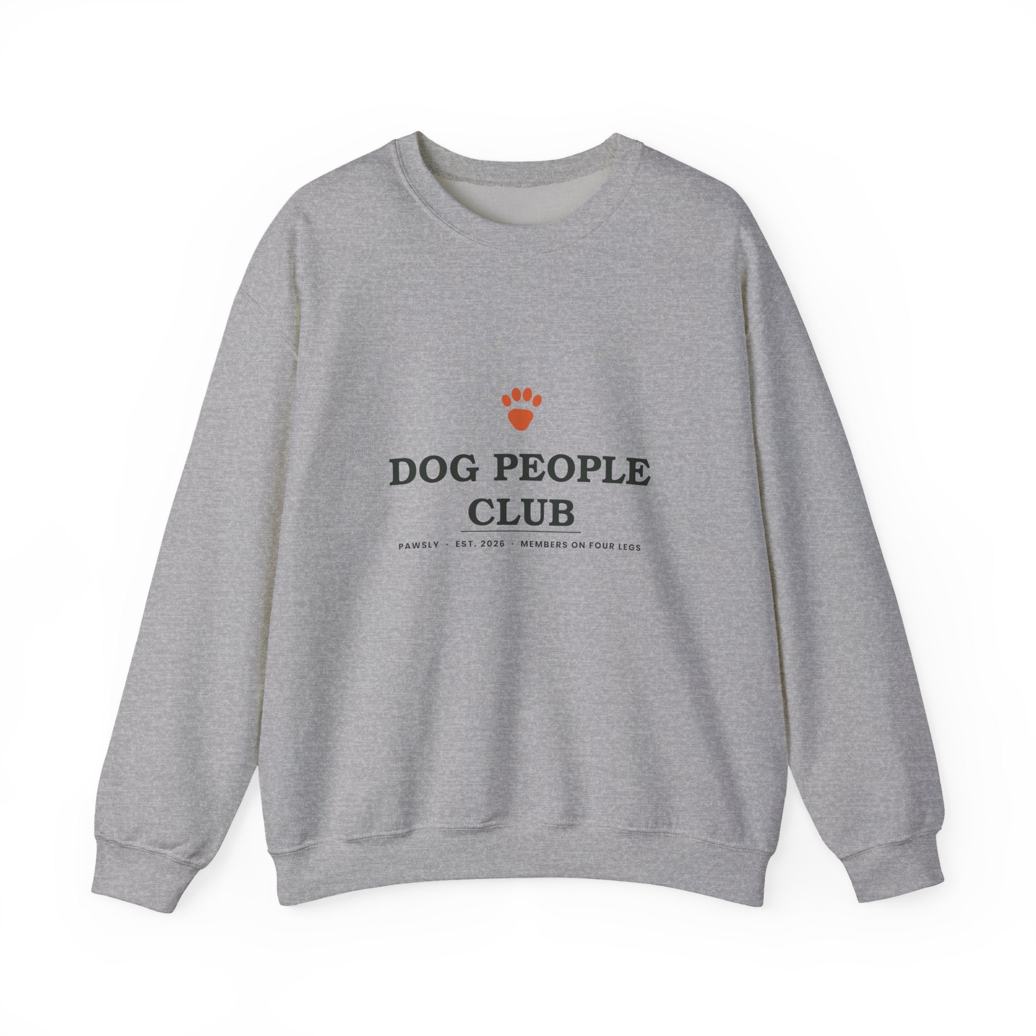 Dog People Club Sweatshirt in Sport Grey, front view