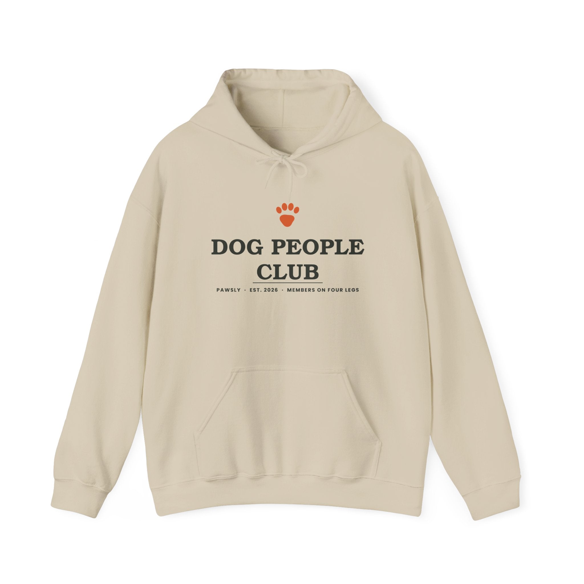 Dog People Club Hoodie in Sand