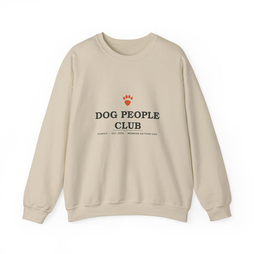 Dog People Club Sweatshirt in Sand, front view