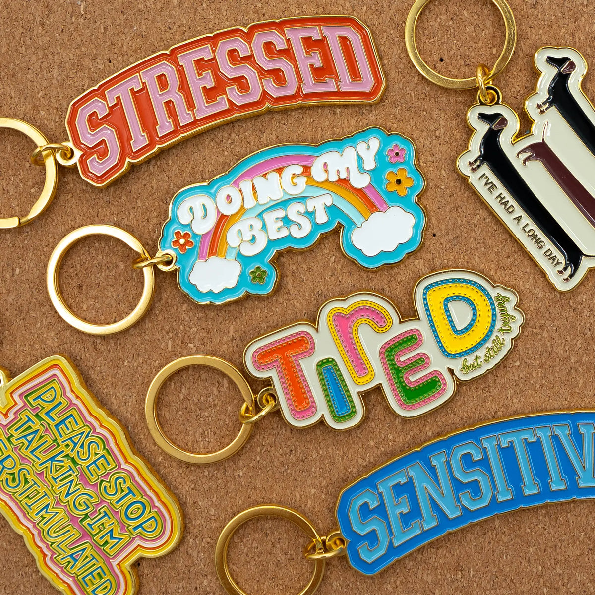 Emotional Support Keychains