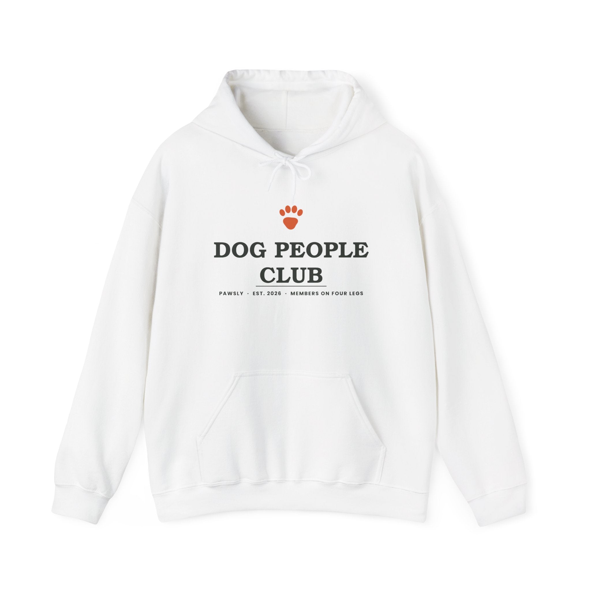 Dog People Club Hoodie in White