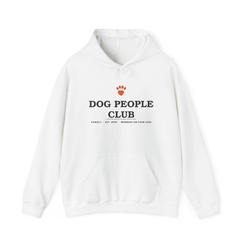 Dog People Club Hoodie in White