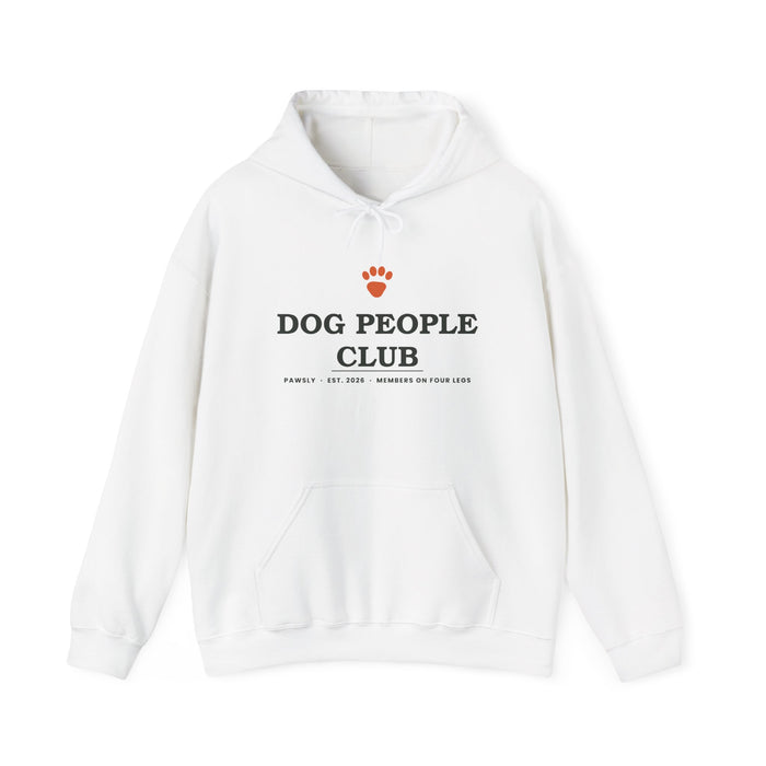 Dog People Club Hoodie in White