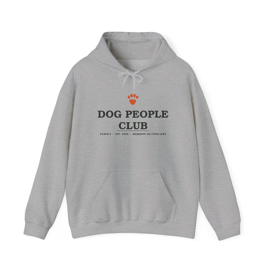 Dog People Club Hoodie in Sport Grey