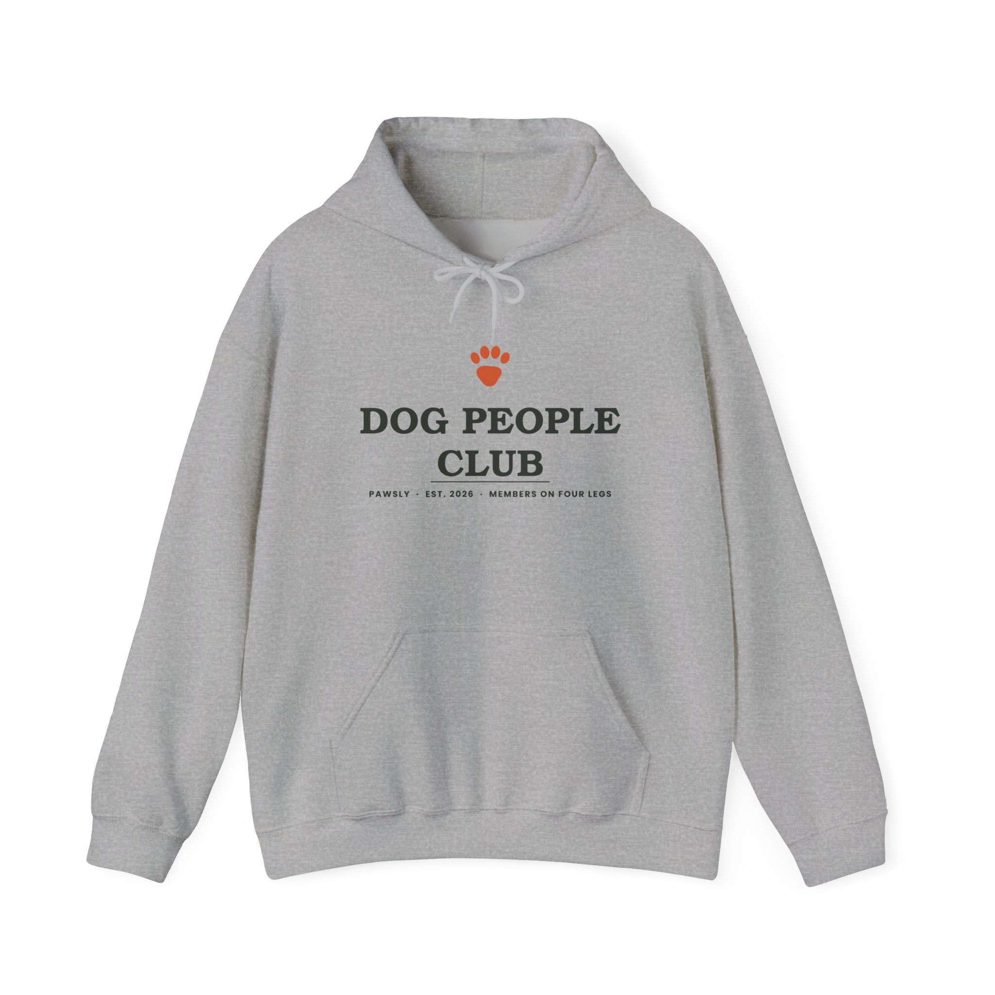 Dog People Club Hoodie in Sport Grey